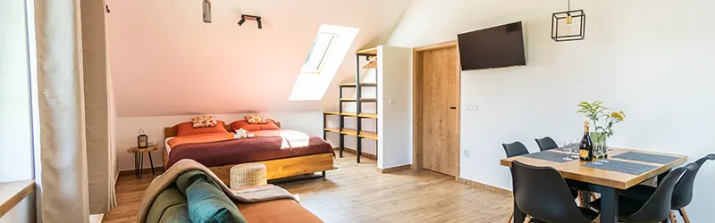Balíček pro dva v apartmánu Podzim